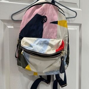 Tory Burch multi colored backpack